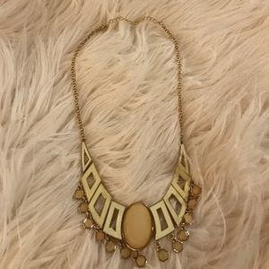 Cream colored necklace